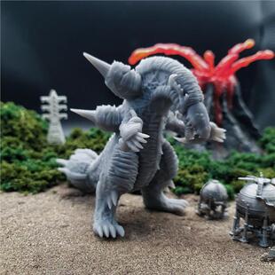 潮玩DIY手工 布莱泽奥特曼明鉴怪兽 瓦拉隆 1/43模手办场景