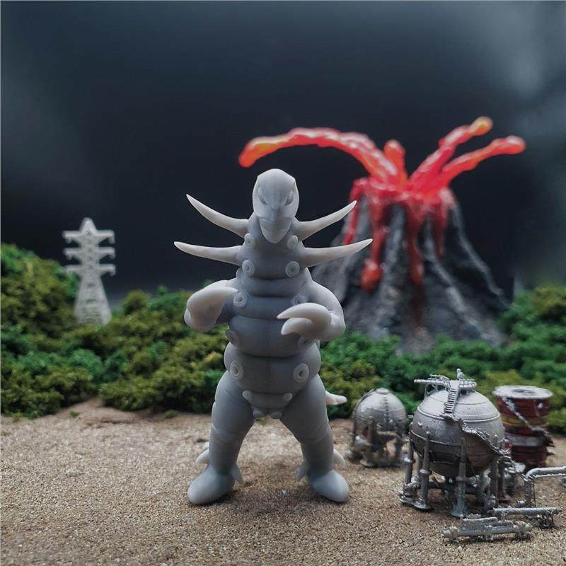 潮玩DIY手工 雷欧奥特曼名鉴兄弟怪兽利特尔1/64人偶模型手办场景