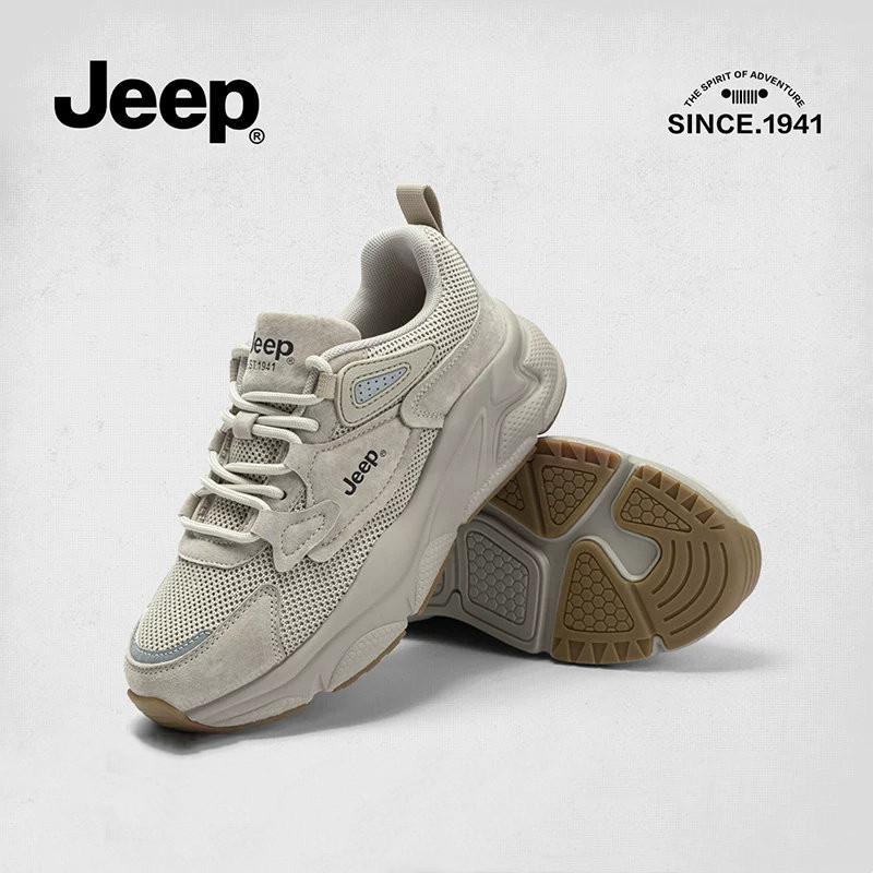 JEEP复古运动跑步鞋女款