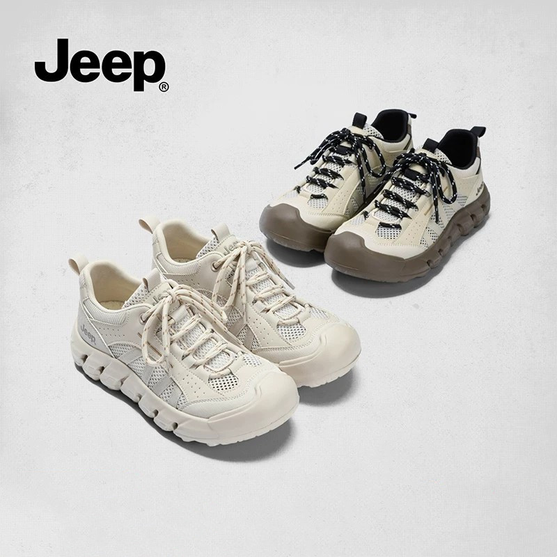 jeep新款登山鞋女夏季厚