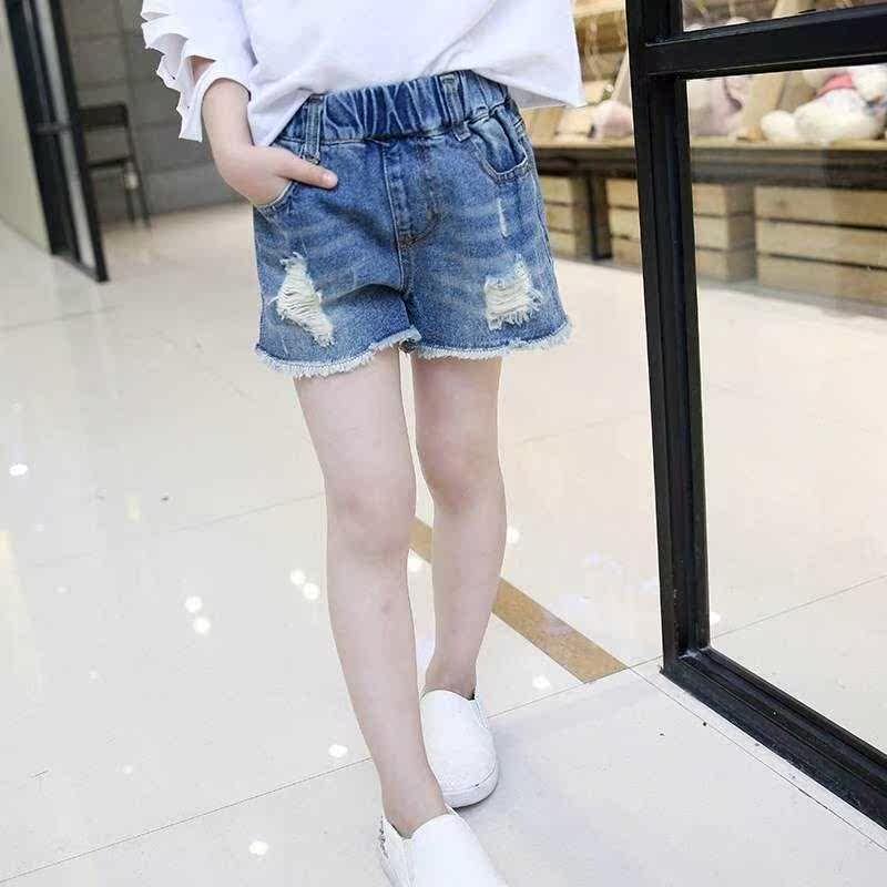 Girl cowboy shorts Exorcism 8-12-15 year 10 Big boy 7 Summer 6 Hot pants 5 Fashionable 13in the Women's clothing/Boutique , Jeans  category - from Buy2taobao.com to provide professional Taobao agent buy service