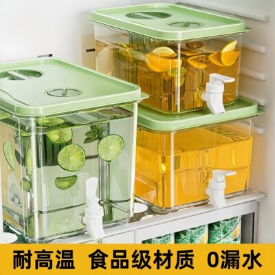 日本冰箱专用冷水壶带龙头冰水壶家用凉水壶冷饮泡茶桶果汁饮料桶
