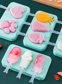 自制雪糕模具家用做冰棍冰棒冰淇淋冰糕冰棍硅胶盒儿童做冰棒神器