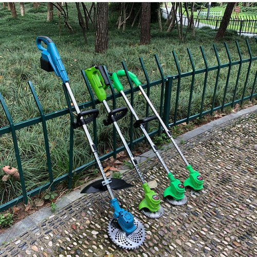 家用锂电池充电电动小型割草机打草锄草机多功能草坪机修树枝一件