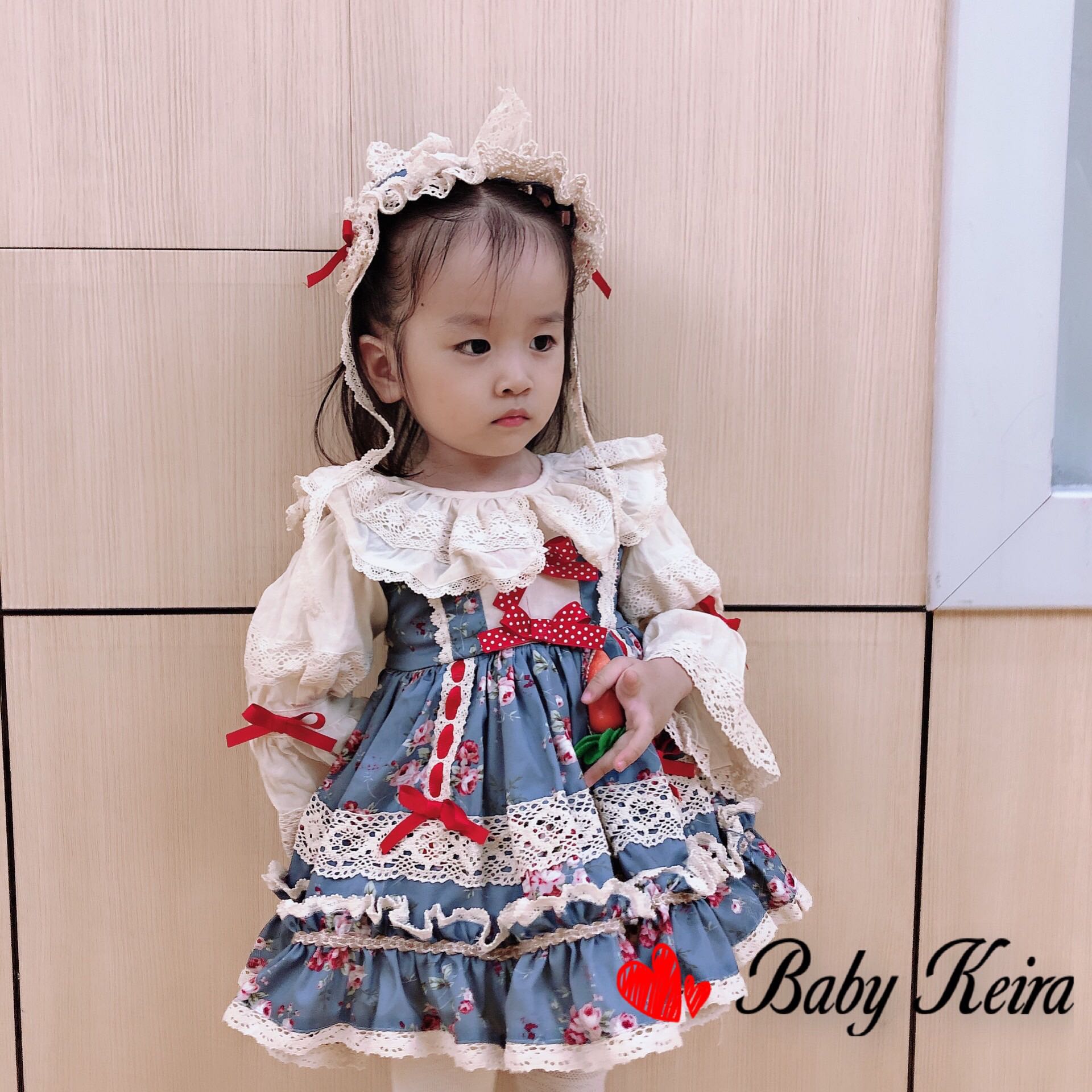 西班牙童装女童春秋裙蓬蓬生日裙