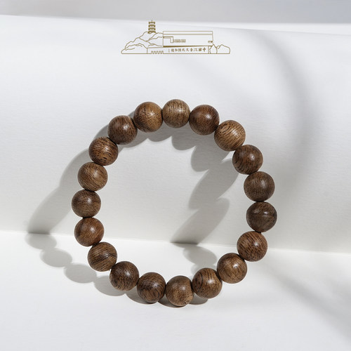 【中国沉香文化博物馆】星洲系沉香圆珠手串无香精无注油天然1.0