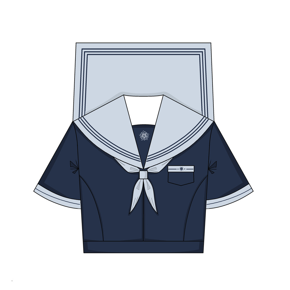 [SUI YING] CHENGNAN SHI ZHONGYI 원래 정통 JK 유니폼 기본 스타일 대학 스타일 학교 기여 선원 복장