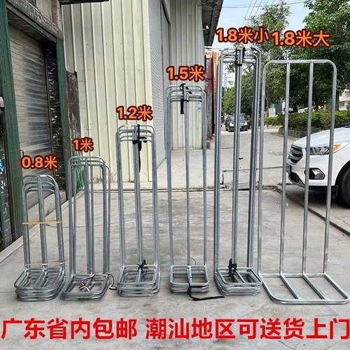 七字架服装挡货架L架加厚网批货架铁架服装货架落地架7字架