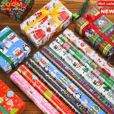 10PCSChristmasWrappingPaper