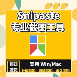 新版Snipaste for Mac专业电脑截图贴图工具软件支持Windows