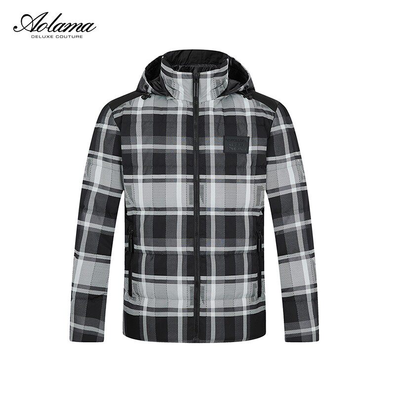 AOLAMA奥拉玛白鸭绒外套羽绒服