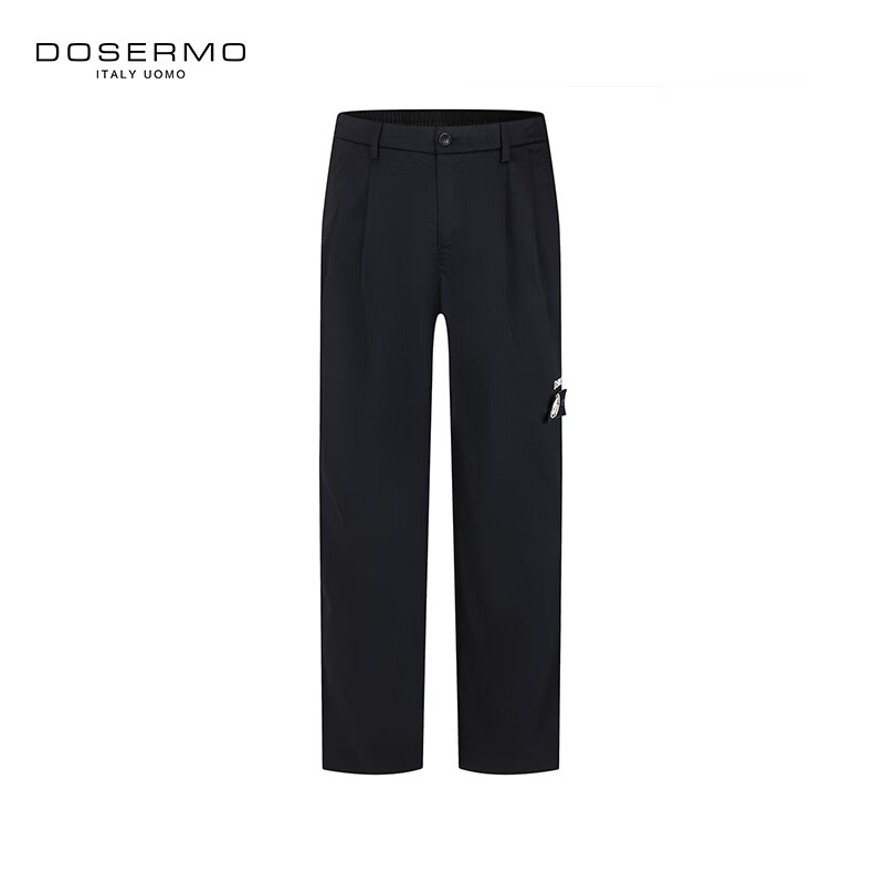 丹西摩(DOSERMO)轻奢男款春秋新款休闲裤直筒裤时尚潮男