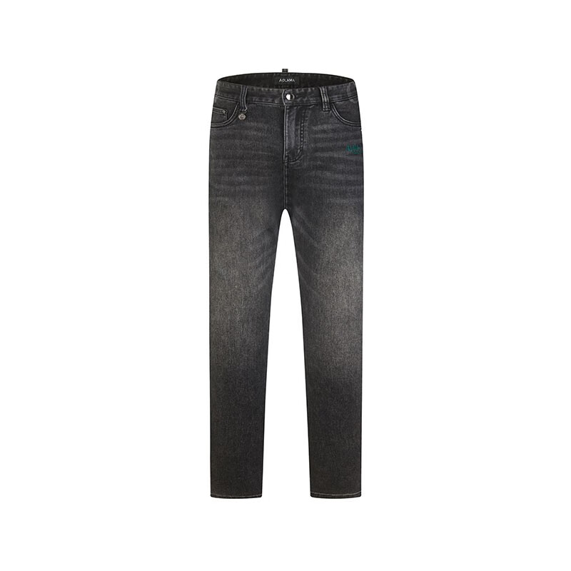 AOLAMA秋季新款水洗牛仔裤