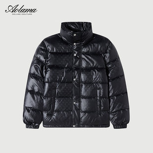 奥拉玛(Aolama)轻奢男装男士羽绒服冬季新款时尚百搭立领羽绒服