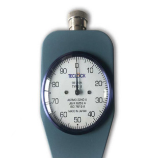 日本进口TECLOCK得乐JIS标准指针型橡胶硬度计GS 719N