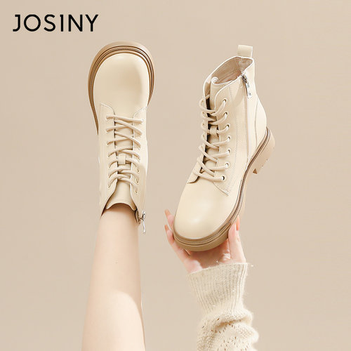 卓诗尼马丁短靴显瘦爆款炸街