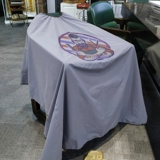 Накидка для стрижки волос, парикмахерский фартук для взрослых, делается под заказ, с печатью вашего логотипа