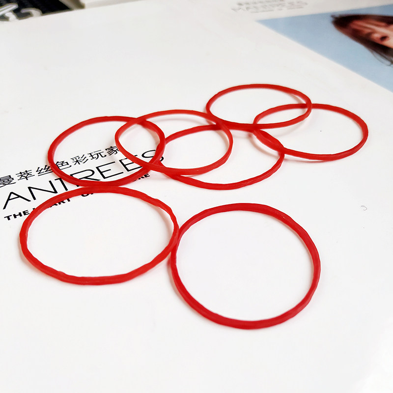 高品质高弹力橡皮筋耐高温发圈烫发牛皮筋盘发扎头发绳松紧,收纳整理,橡皮筋,淘宝优惠券,粉丝福利购,淘宝优惠卷