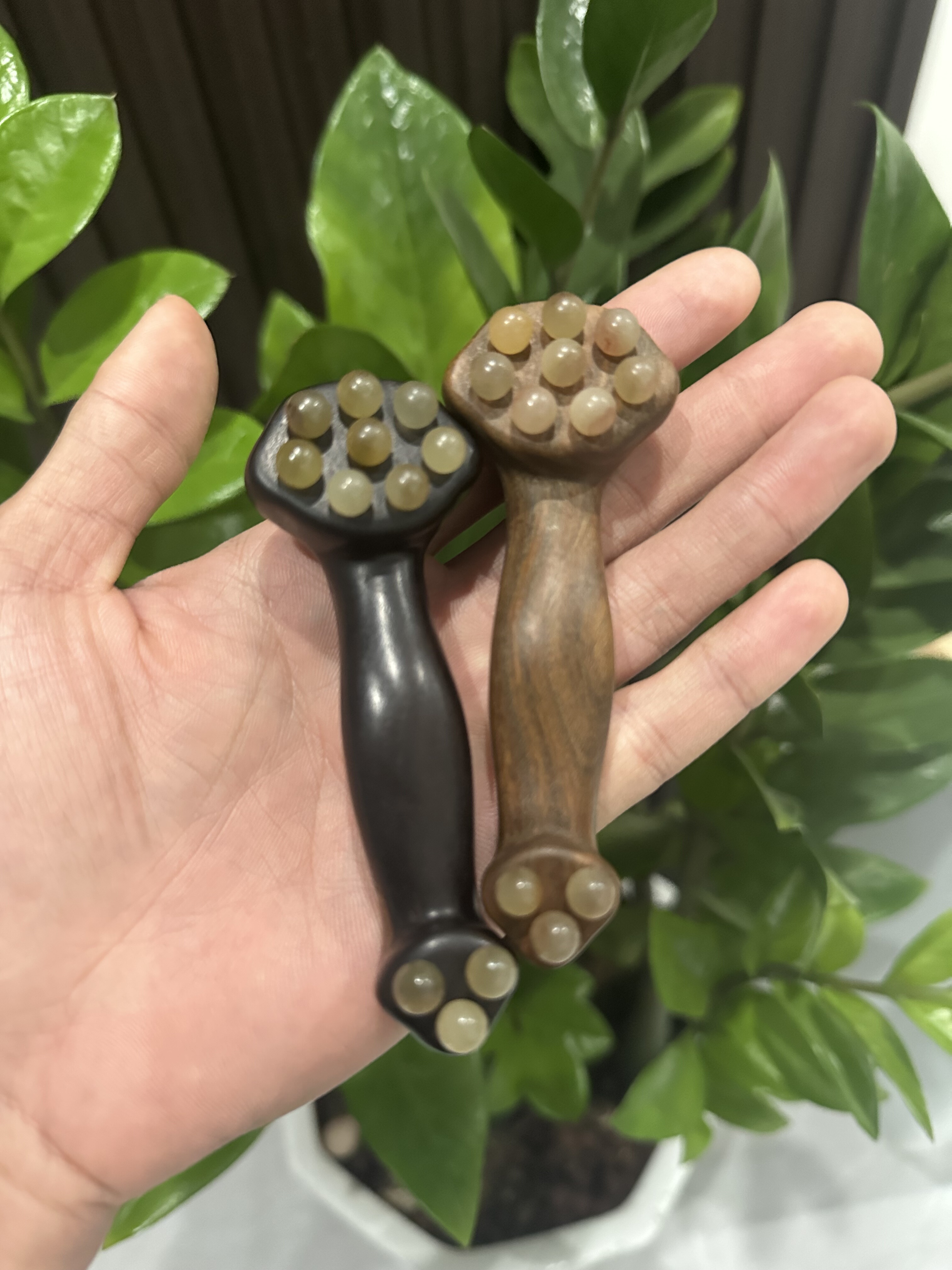 羊角眼霜棒面部按摩万事如意眼部眼周按摩经络点穴放松