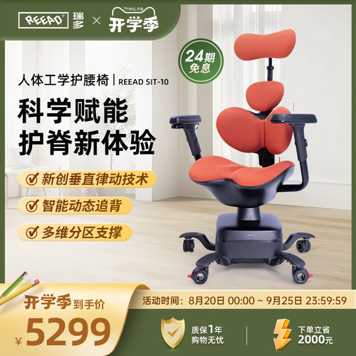 REEAD/瑞多科技智能律动护腰人体工学椅电脑椅办公椅护腰椅SIT-10