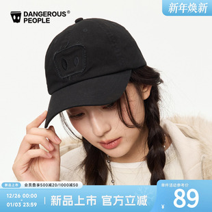 Dangerouspeople薛之谦dsp纸袋人贴布刺绣棒球帽潮流百搭鸭舌帽