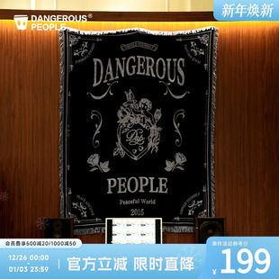 Dangerouspeople薛之谦dsp时尚 配饰潮酷巴洛克天使玫瑰挂毯毛毯