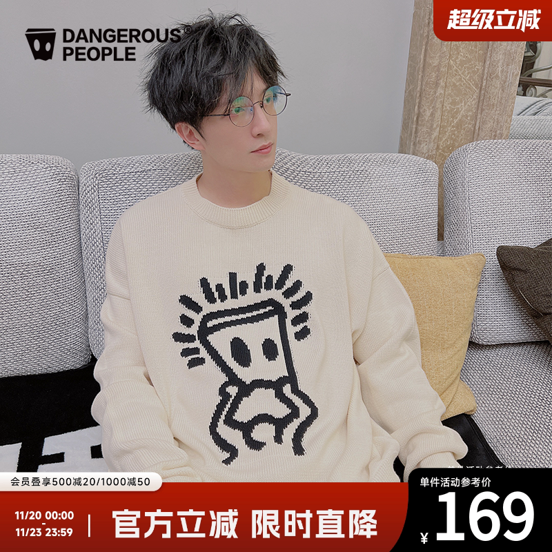 宽松毛衣慵懒潮流针织衫