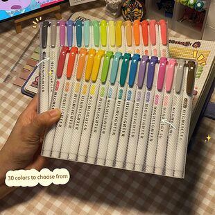 15Colors Highlighter Pen Set Fluorescent Drawing Markers Hig
