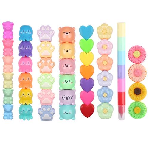 Cat Claw Bear Shape Highlighter Wholesale Cartoon Cute Stude