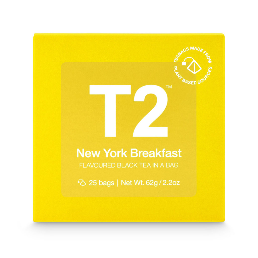 澳洲代购直邮 T2茶叶 NewYork Breakfas 纽约早餐茶袋装茶包 25pk