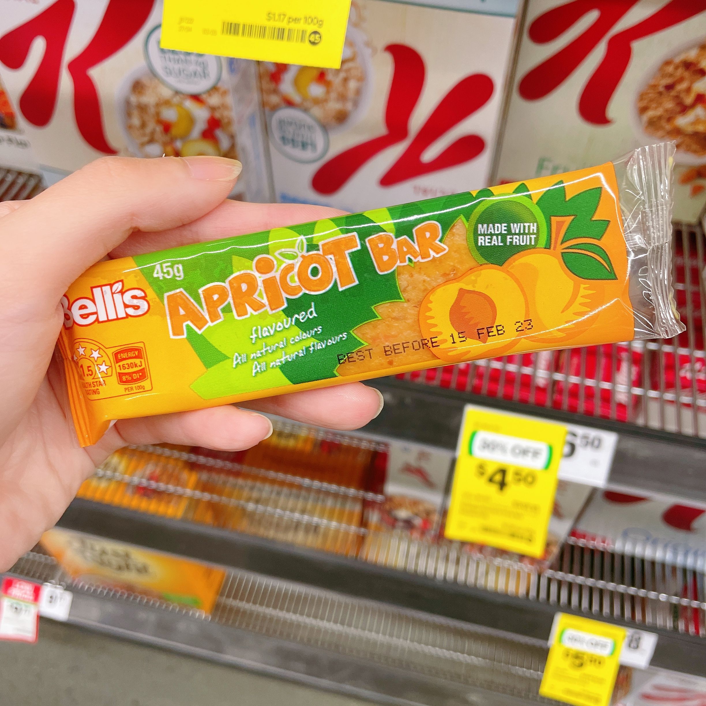 澳洲代购直邮Bellis办公室休闲零食进口健康美味天然杏子杏条 45g