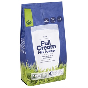 澳洲代购 woolworths青少年成人学生孕妇全脂高钙奶粉全脂奶粉1kg