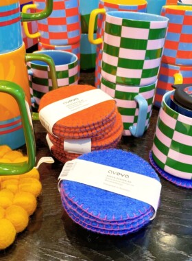 澳洲代购直邮 T2 Aveva Trivet 100%新西兰有机羊毛隔热垫 茶垫