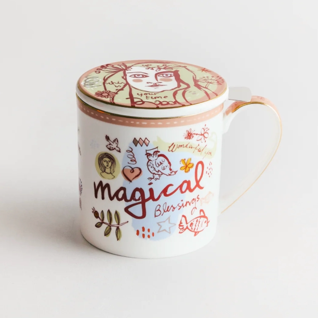 澳洲代购直邮 T2 Well Well Well Burgundy Mug 马克杯 1个