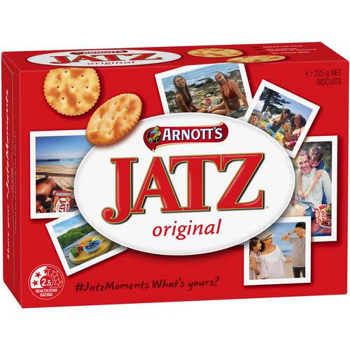 澳洲代购直邮Arnotts雅乐思Jatz Original 美味休闲进口饼干 225g