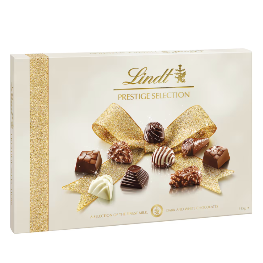 澳洲直邮Lindt瑞士莲Connaisseurs Pralines果仁糖巧克力礼盒409g