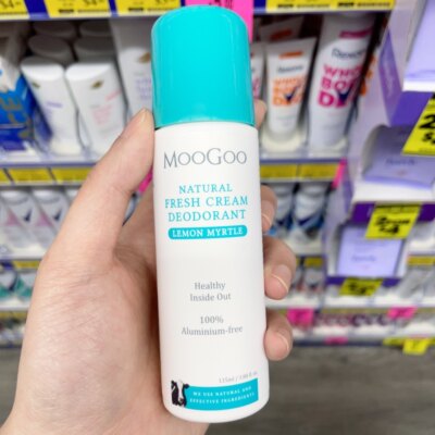 澳洲代购直邮 MooGoo天然柠檬香桃木无铝止汗露 干爽香体持久孕妇