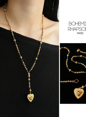 【25秋冬新品】黄铁矿爱心项链