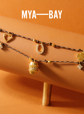 MYABAY马蹄铁幸运吊坠精致项链
