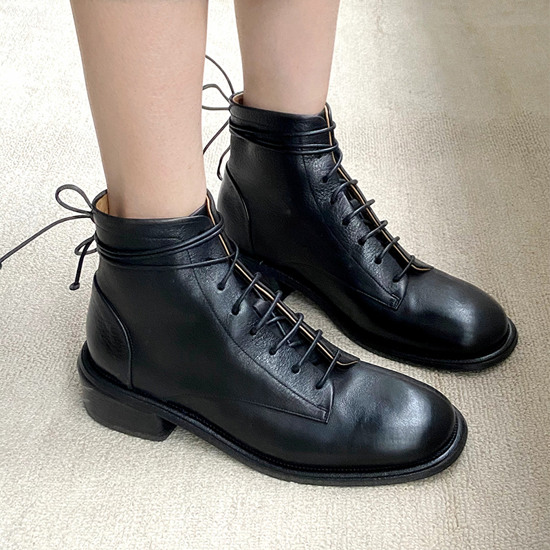 MarsellMW6330圆头系带休闲板鞋