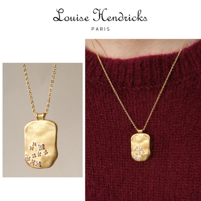 LouiseHendricks金色几何项链