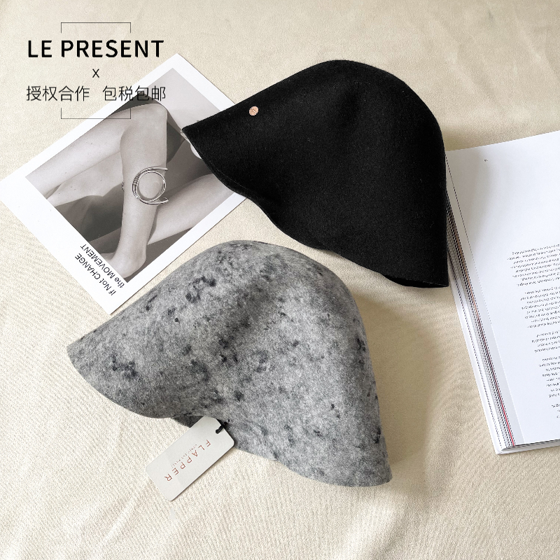 盆栽帽意大利百分百羊毛