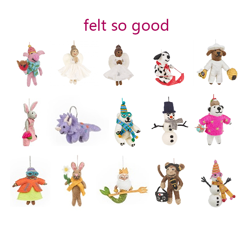 feltsogood包挂件羊毛毡挂件