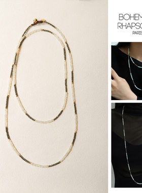 【25秋冬新品】半宝石欧泊毛衣链