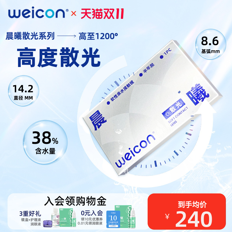 全轴位覆盖，高度散光特殊基弧