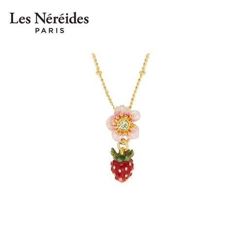 Les Nereides四季浆果系列 小草莓 项链时尚气质简约百搭款锁骨链