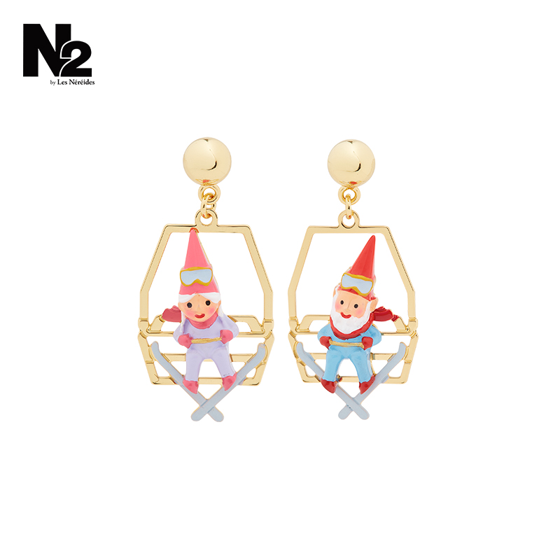 LesNereides不对称耳饰