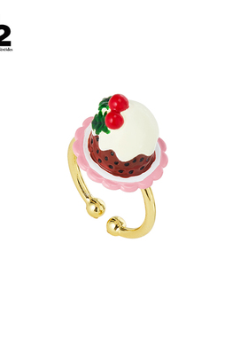 N2 by Les Nereides圣诞物语系列 圣诞布丁 可调节戒指