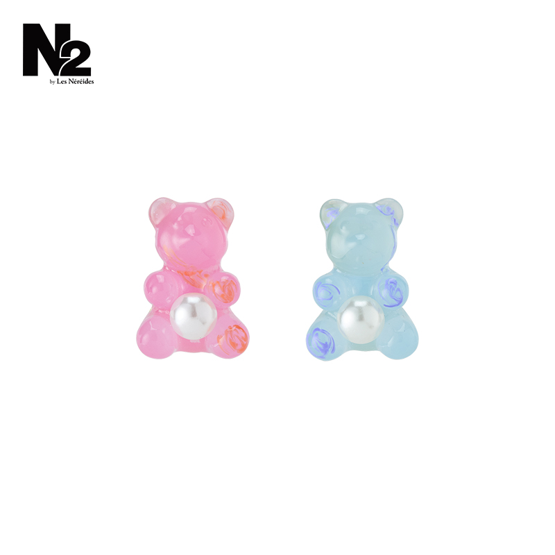 N2 by Les Nereides糖果铺系列 泰迪熊 耳钉