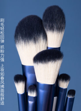 沧州软毛化妆刷套装全套化妆师专用整套不掉毛动物毛美粉刷高光